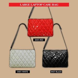 USA HANDMADE LARGE LAPTOP CASE "SHINY DIAMOND"